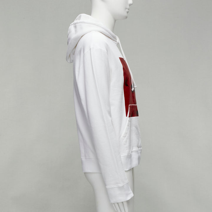 CALVIN KLEIN 205W39NYC 2018 ANDY WARHOL red Cowboy print hoodie M