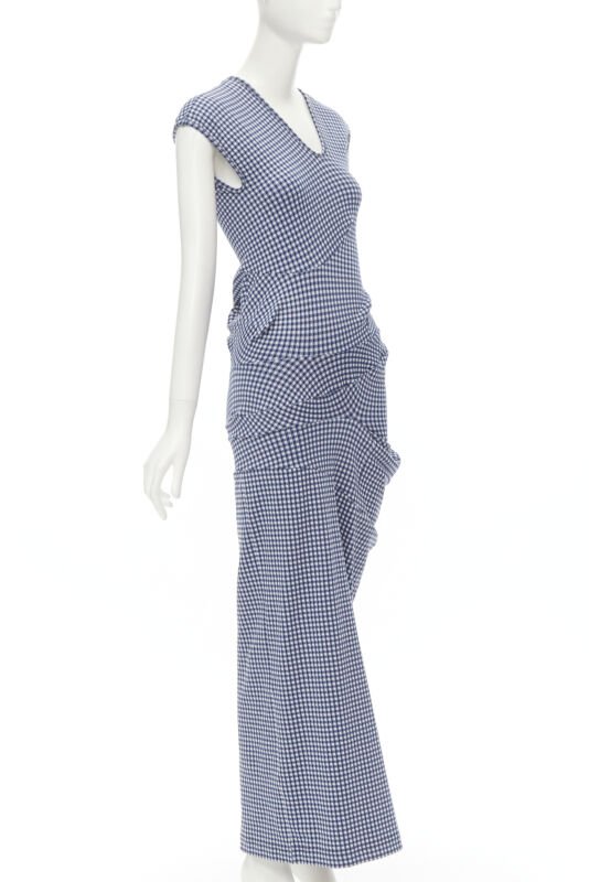 rare COMME DES GARCONS Robe De Chambre Vintage 1997 Lumps Bumps blue dress