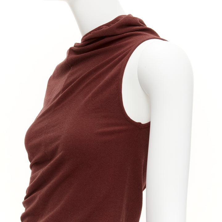 COMME DES GARCONS Vintage 1997 Lumps & Bumps red asymmetric top black skirt M