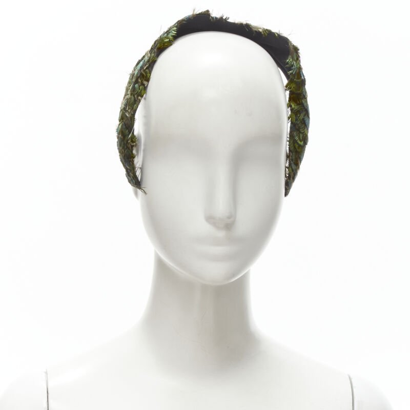 Jennifer Ouellette Feather Headband Feather Print Olivia Headband – Jennifer Ouellette main image 2