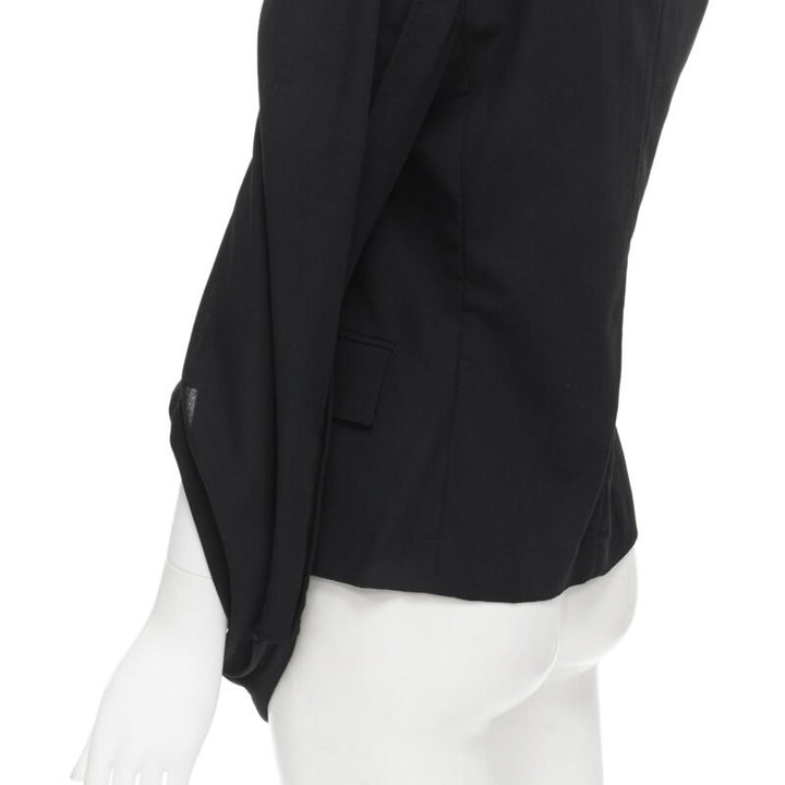 COMME DES GARCONS 1990 infinity loop sleeve double breasted blazer jacket S
