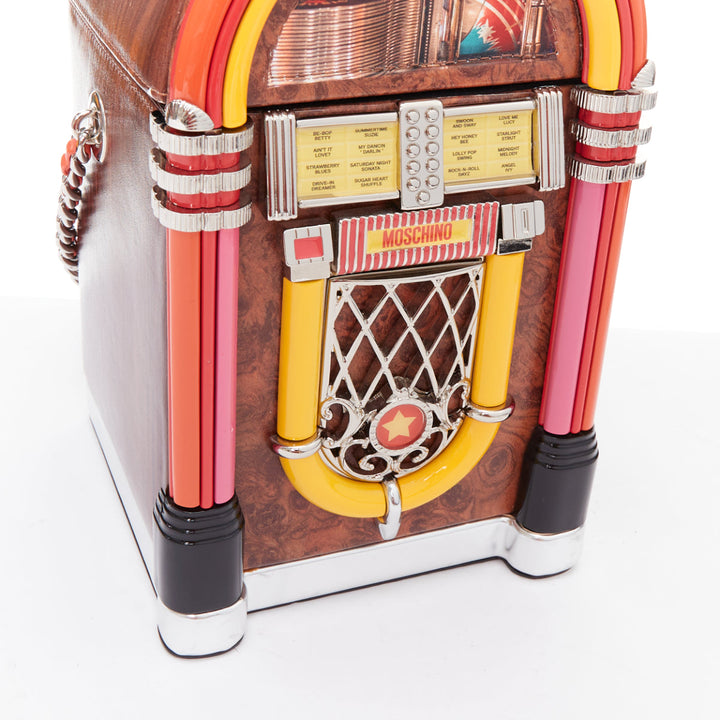 rare MOSCHINO 2022 Runway Jeremy Scott Diner Jukebox crossbody bag