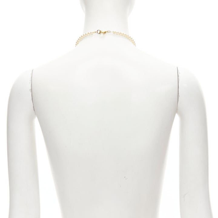 LE BIJOUX DE SOPHIE Hello Kitty pearl cake bow necklace