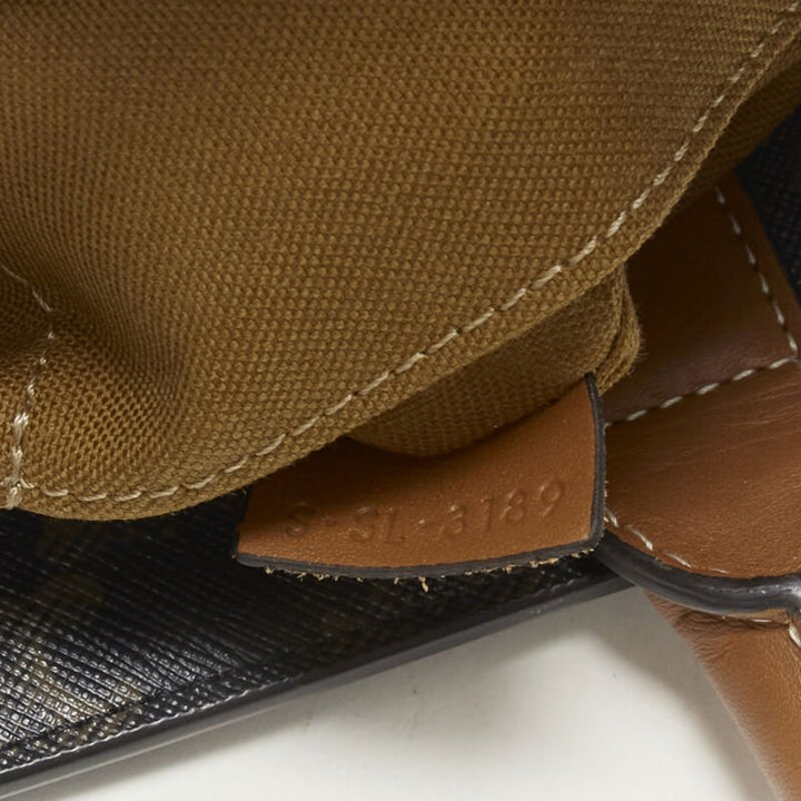 CELINE Hedi Slimane Triomphe Canvas brown monogram Vertical Cabas tote bag