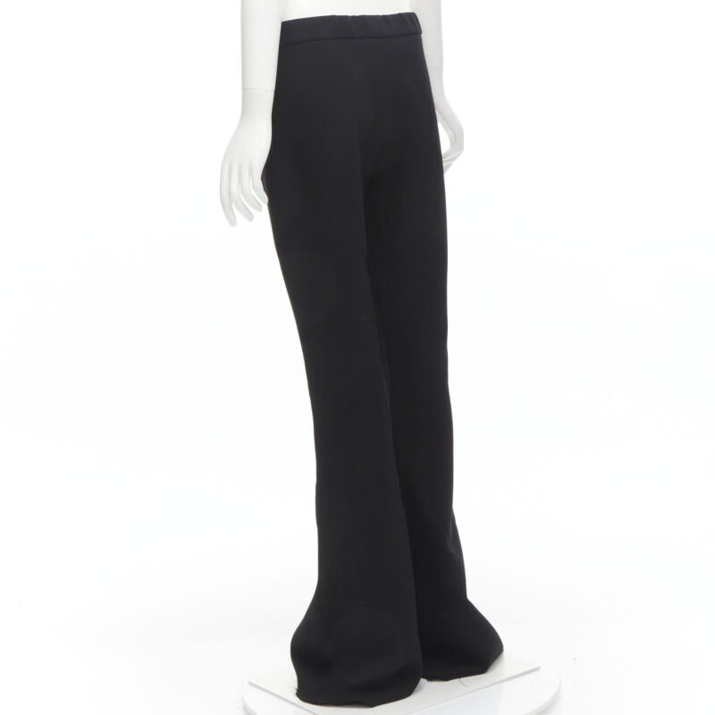 GAUCHERE Rihanna 100% virgin woo wide legl flared trousers FR38 M