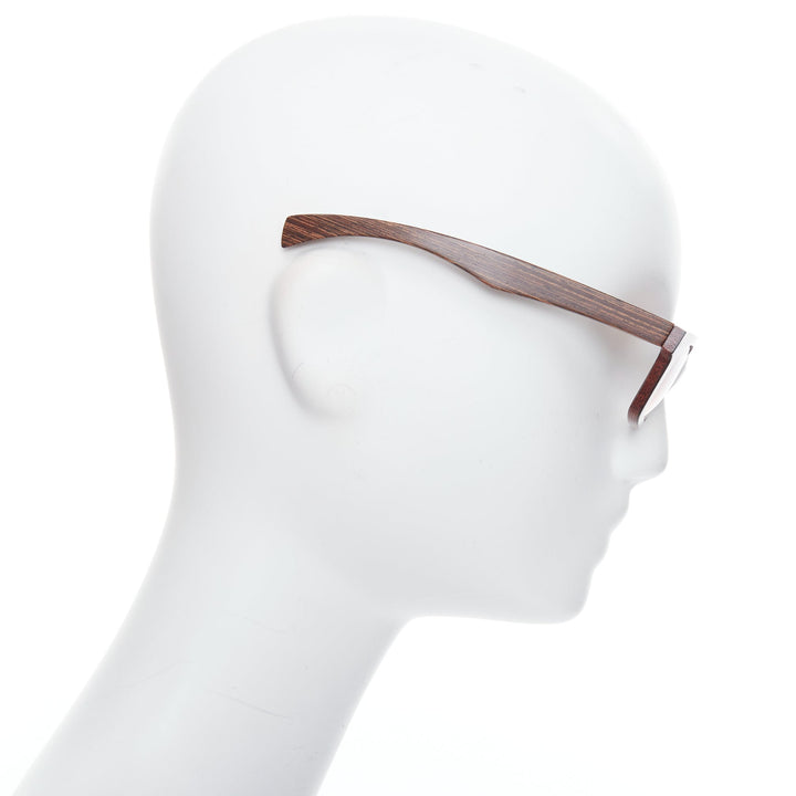 GOLD & WOOD B08.2 brown wood ombre lens spring sunglasses