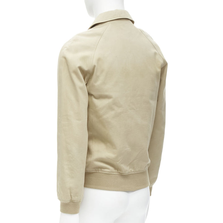 APC beige classic raglan sleeves flap pocket bomber jacket XS