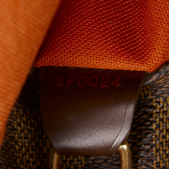 LOUIS VUITTON Bastille Ebene brown Damier LV logo canvas messenger crossbody bag