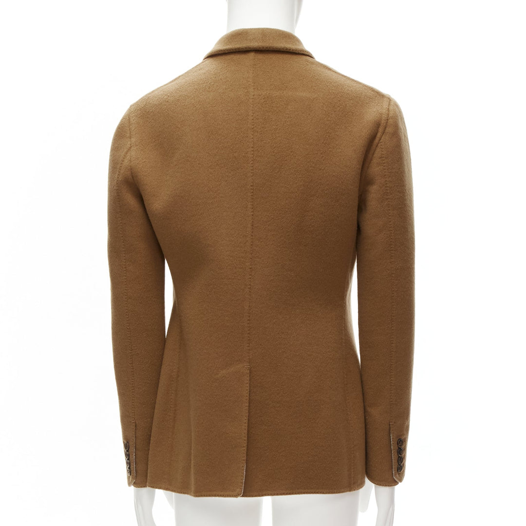 BERLUTI 100% cashmere double faced double breasted jacket IT50 L