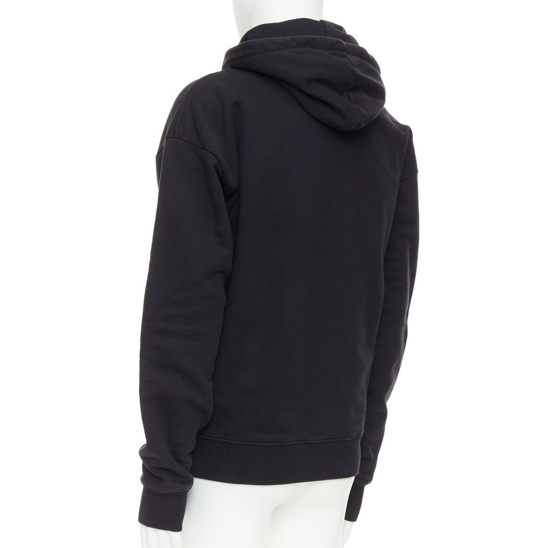 DIOR HOMME Cactus Jack black green cotton graphic logo print hoodie XXS