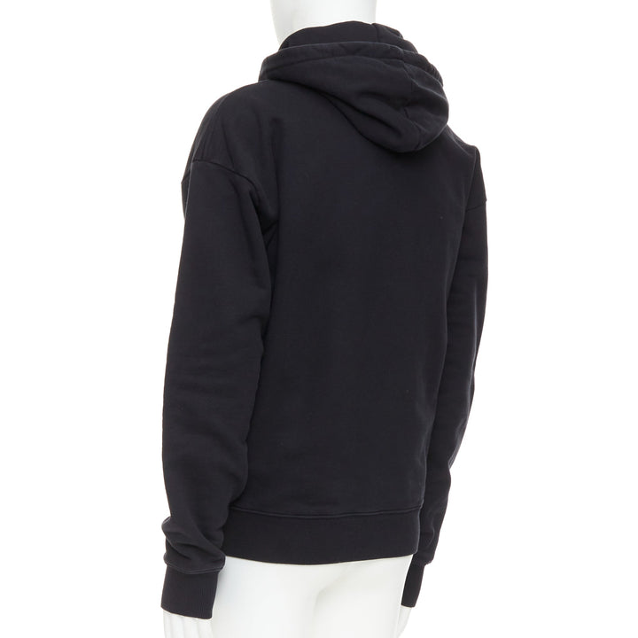 DIOR HOMME Cactus Jack black green cotton graphic logo print hoodie XXS