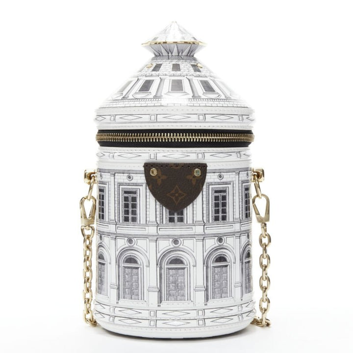 rare LOUIS VUITTON FORNASETTI 2021 Cannes Vase Architettura 3D crossbody bag