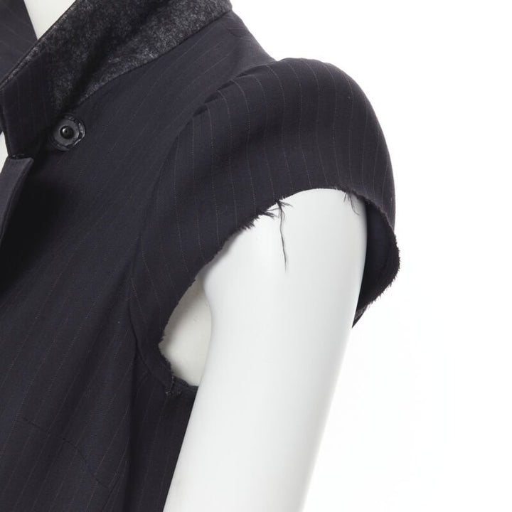 rare MAISON MARGIELA 1990 deconstructed padded shoulder cigarette jacket IT40