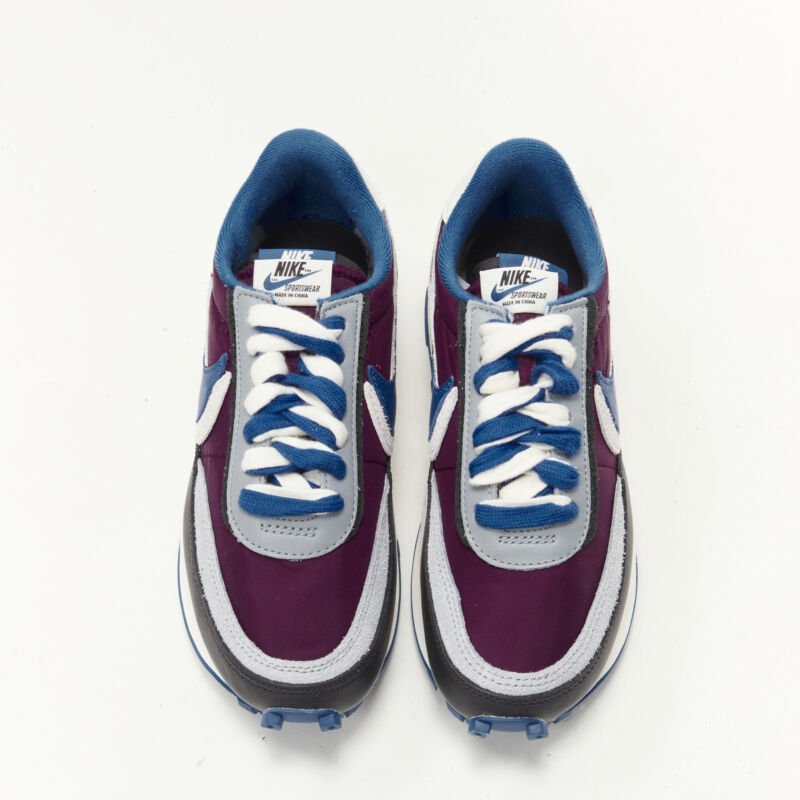 NIKE SACAI UNDERCOVER LD Waffle DJ4877 600 grey purple blue sneaker US5 EU37.5
