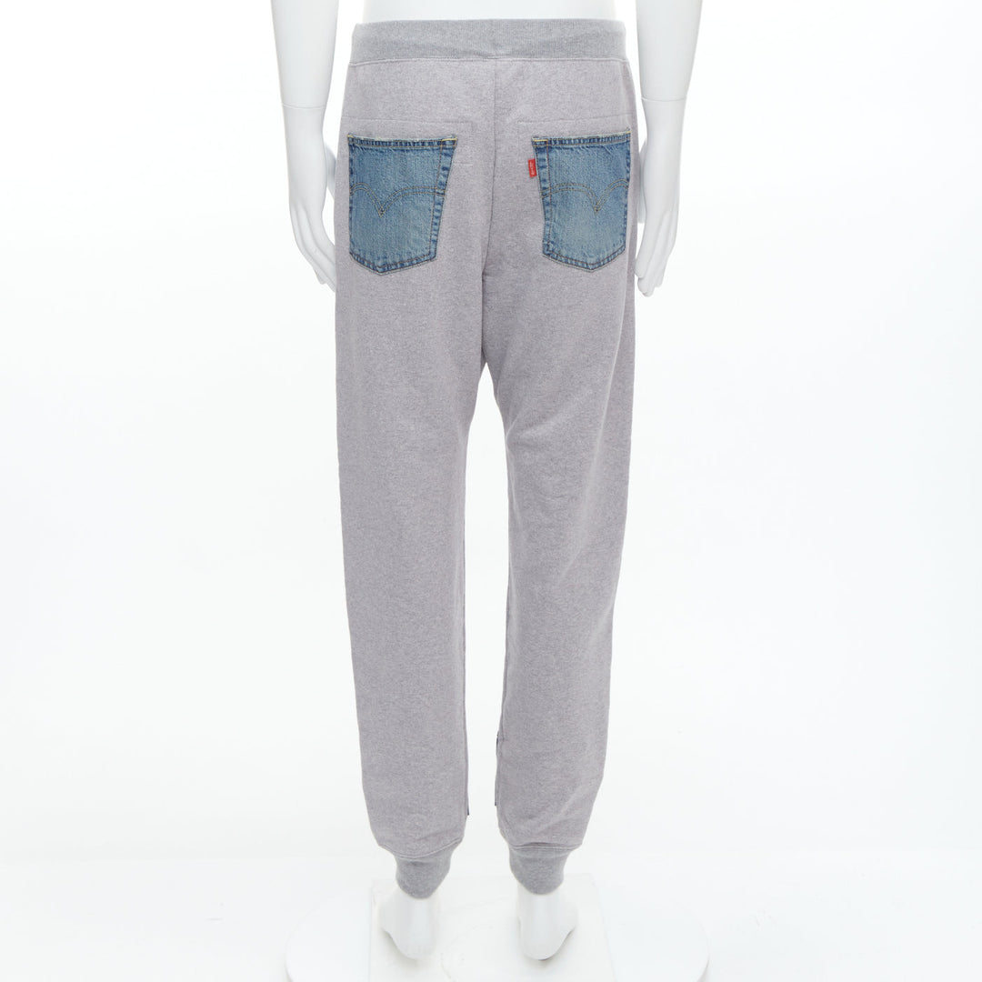 JUNYA WATANABE LEVI'S 2022 deconstructed denim patch joggers M