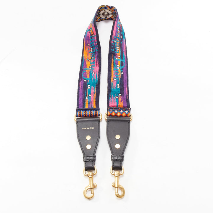 CHRISTIAN DIOR Fiesta Medallions Limited metal embellished ethnic bag strap 50mm