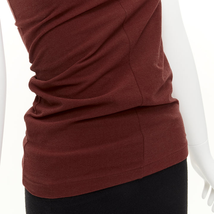 COMME DES GARCONS Vintage 1997 Lumps & Bumps red asymmetric top black skirt M