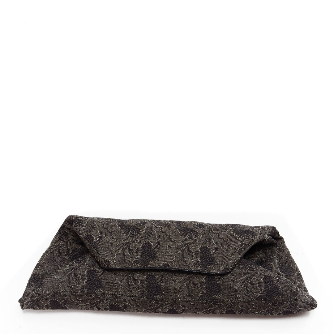 rare JUNYA WATANABE 1999 grey floral lace jacquard transformable jacket M