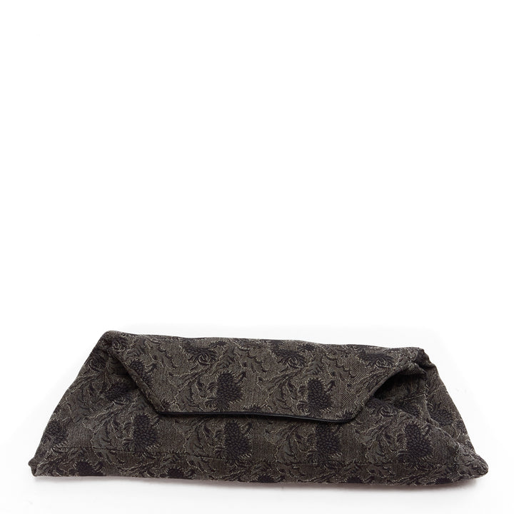 rare JUNYA WATANABE 1999 grey floral lace jacquard transformable jacket M