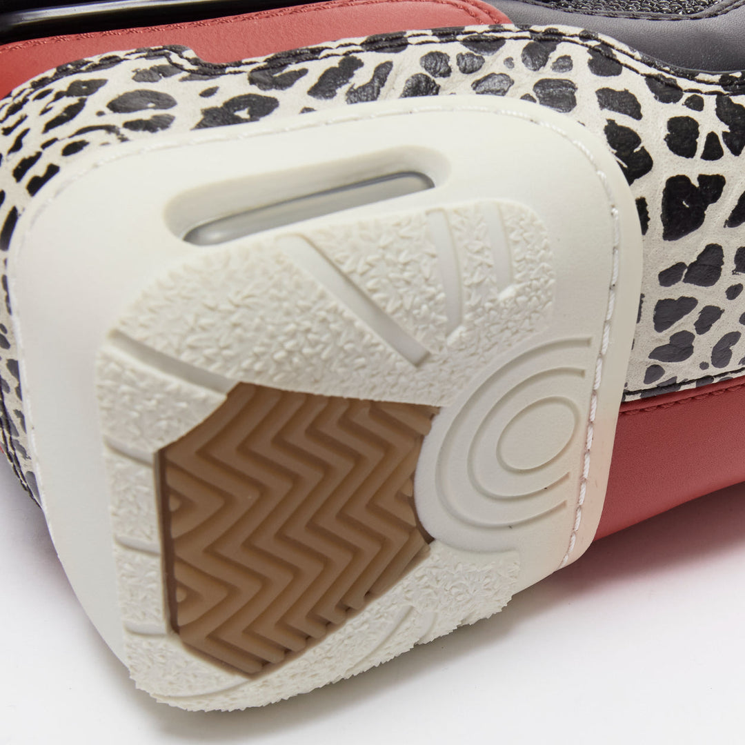 ALEXANDER WANG 2015 Runway Sneaker black leather panels clutch bag