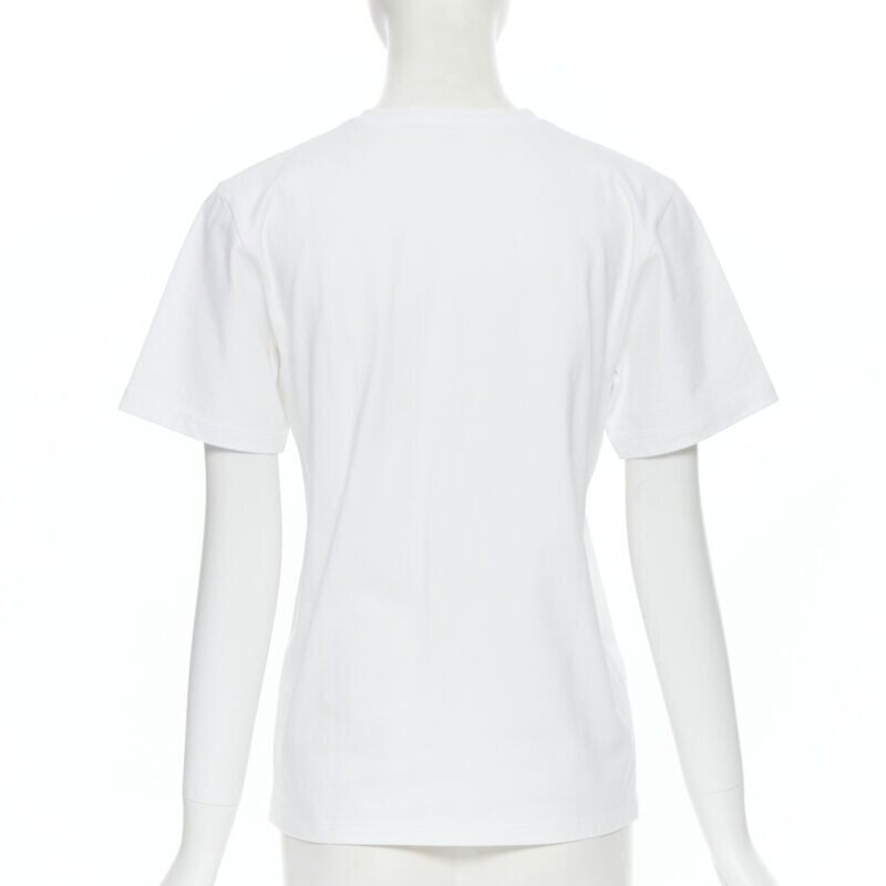 VICTORIA BECKHAM white Disney Minnie Mouse print short sleeve tshirt US2