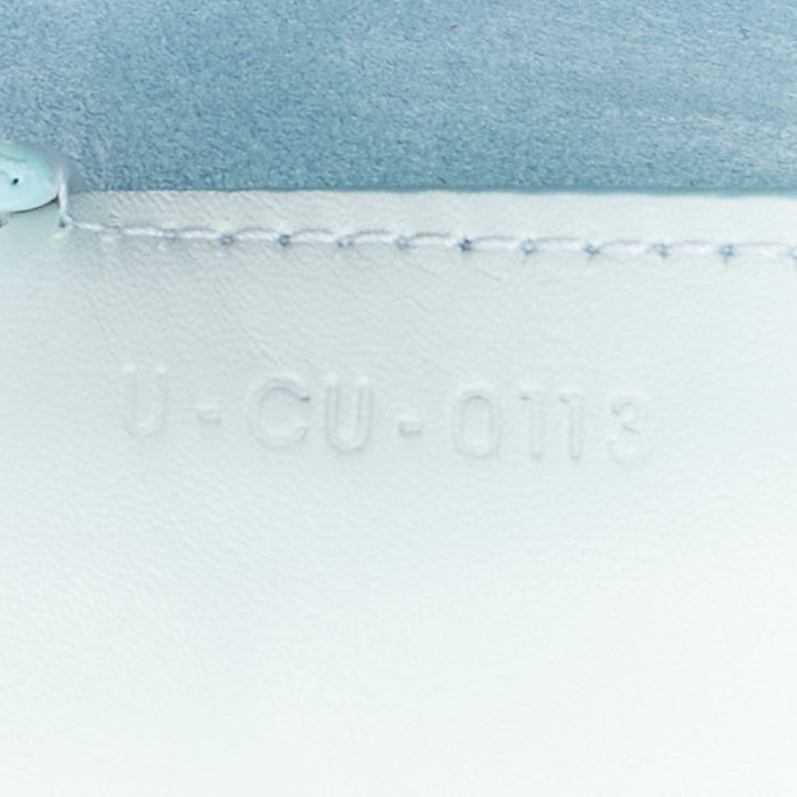 CELINE Phantom Cabas baby blue red bicolour horizontal tote bag