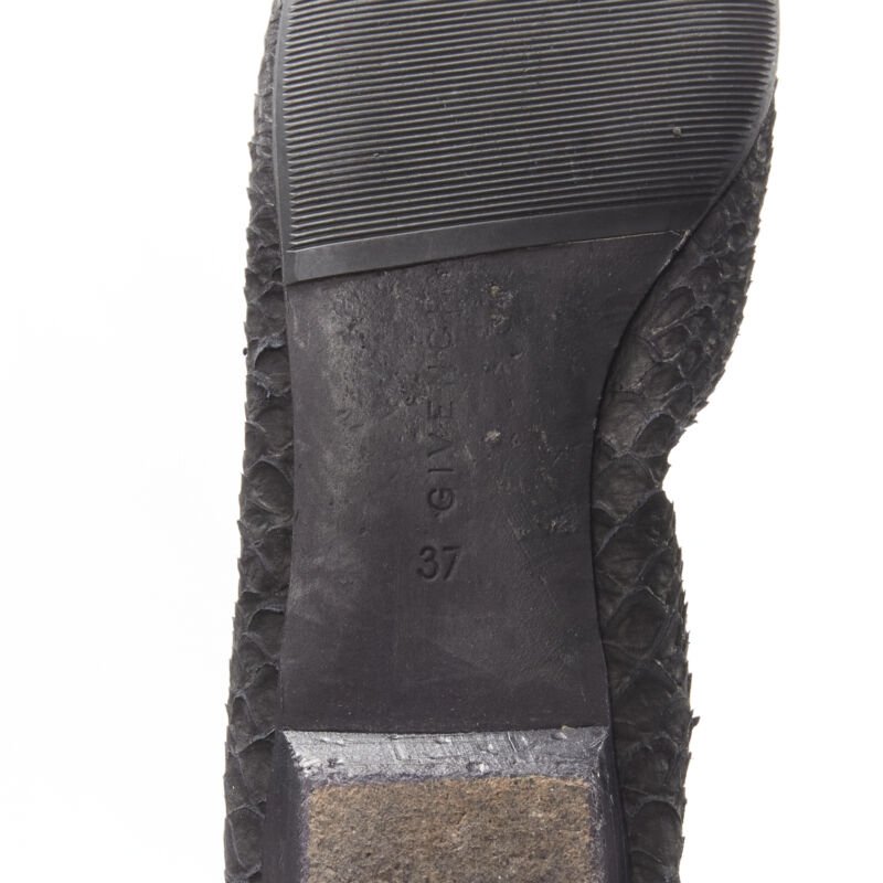 GIVENCHY Riccardo Tisci gold star spike stud toe cap scaled ballerina flats EU37