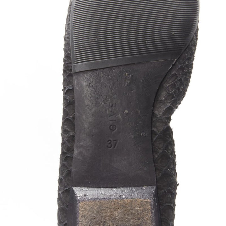 GIVENCHY Riccardo Tisci gold star spike stud toe cap scaled ballerina flats EU37