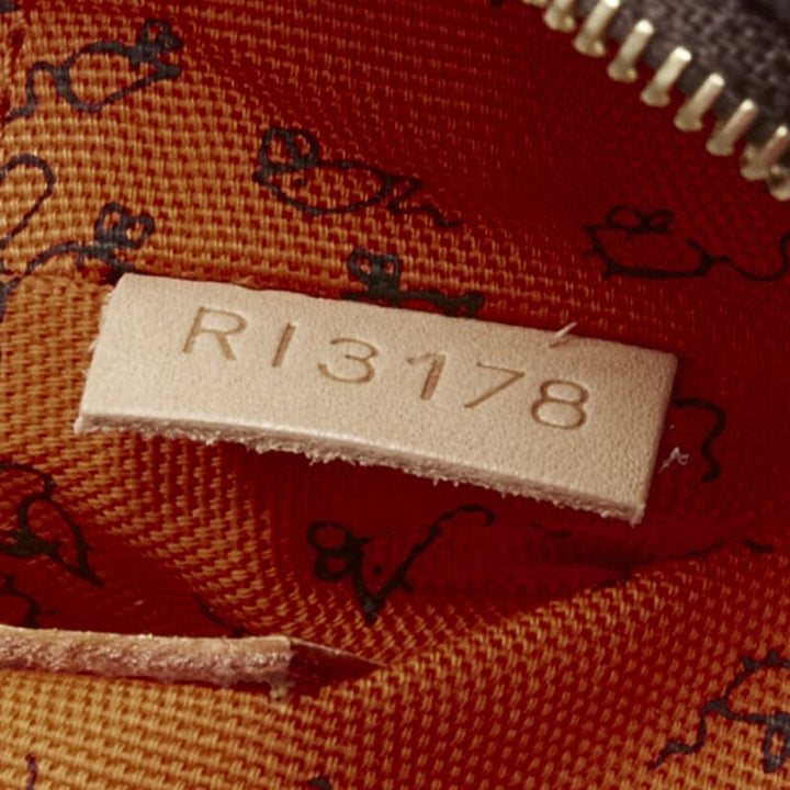 rare LOUIS VUITTON 2018 Runway Catogram Paname PM monogram crossbody camera bag