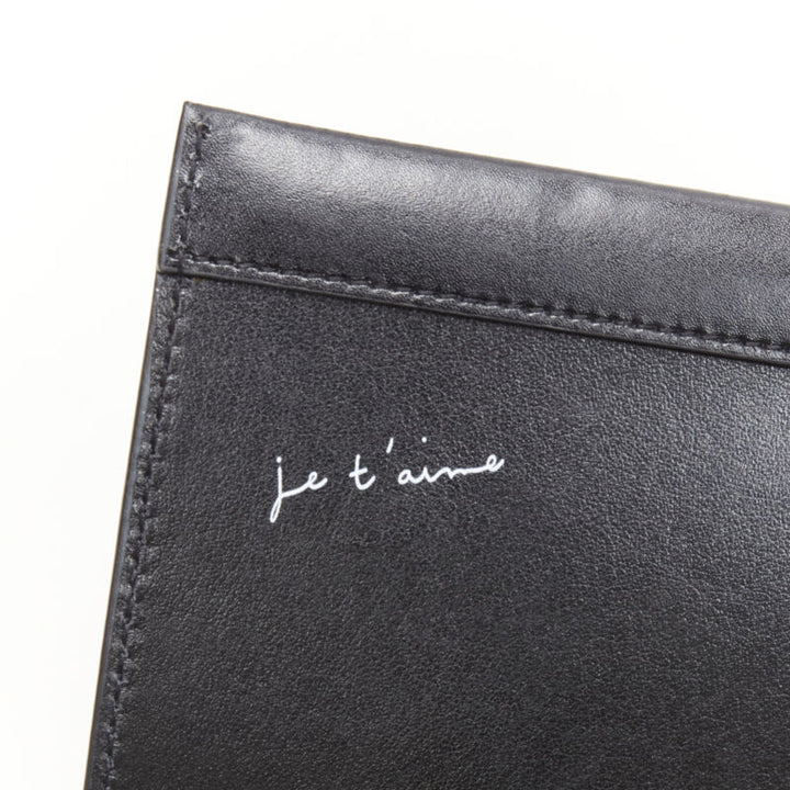 SAINT LAURENT Babylone black smooth leather top handle  flap crossbody bag