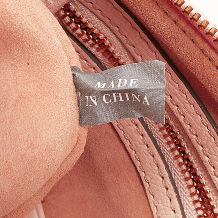 ANYA HINDMARCH 2015 Runway Arrow beige orange leather tassel pouch clutch bag