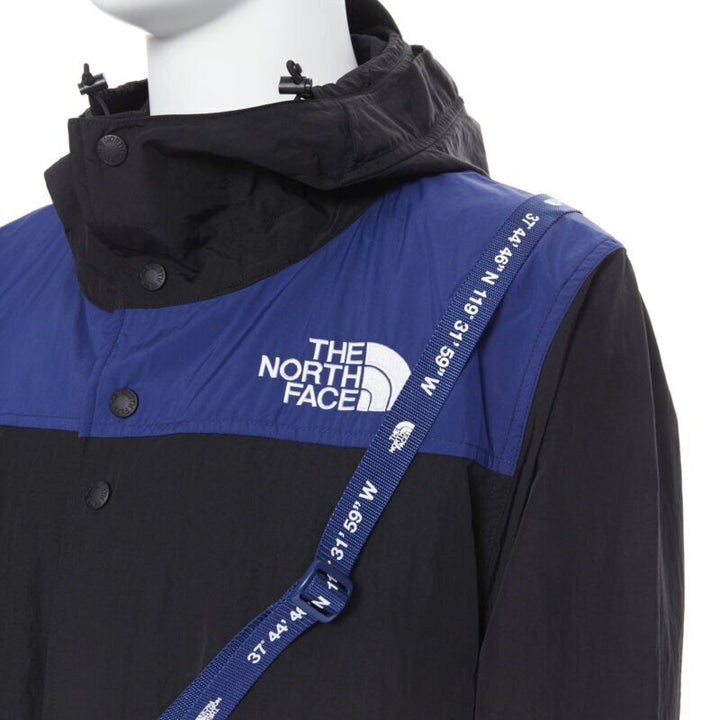 THE NORTH FACE KAZUKI KARAISHI Black Flag Blue Bravo 2 long raincoat L / XL