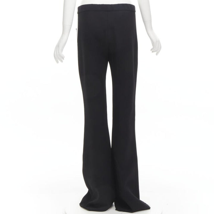 GAUCHERE Rihanna 100% virgin woo wide legl flared trousers FR38 M