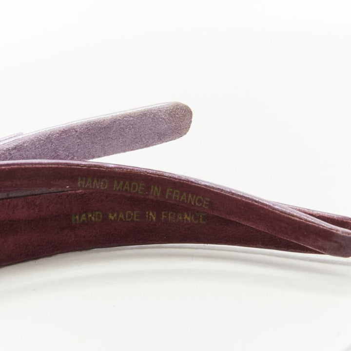 ALEXANDRE DE PARIS Alexander Zouari LOT OF 5 purple crystal headband hair tie