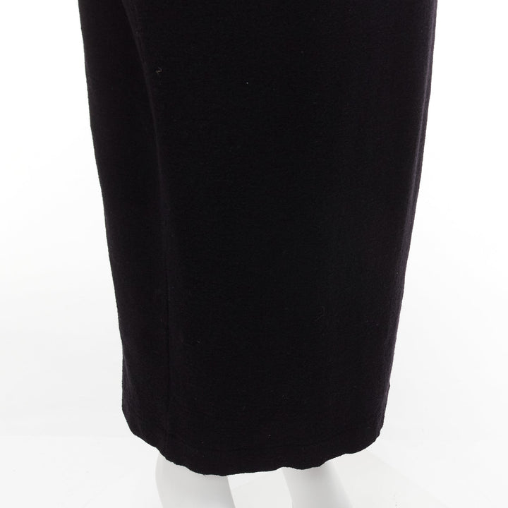 COMME DES GARCONS 1997 Lumps Bumps black padded irregular top gathered skirt M