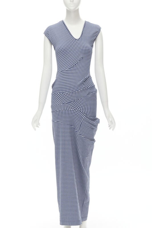 rare COMME DES GARCONS Robe De Chambre Vintage 1997 Lumps Bumps blue dress