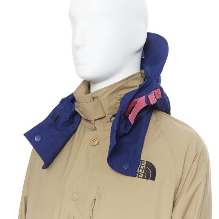 THE NORTH FACE KAZUKI KARAISHI Kelp Tan Blue Futurelight raincoat S M