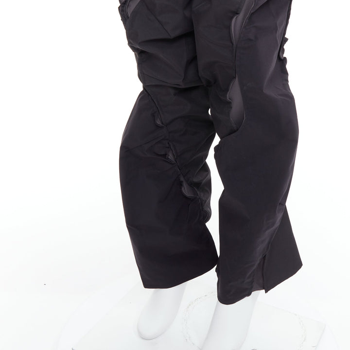 POST ARCHIVE FACTION 6.0 Technical Left black deconstructed pants S
