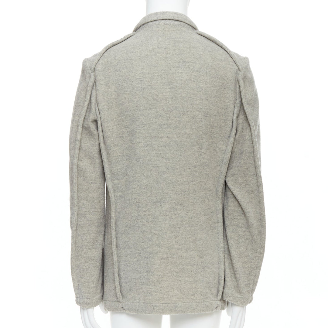 COMME DES GARCONS HOMME PLUS 2005 Evergreen grey wool blazer jacket M