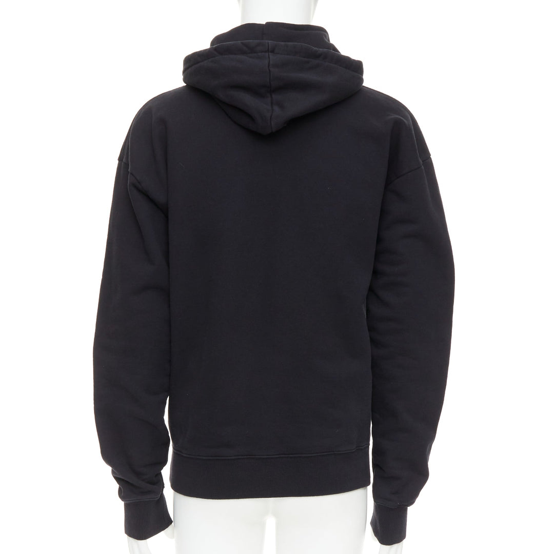 DIOR HOMME Cactus Jack black green cotton graphic logo print hoodie XXS