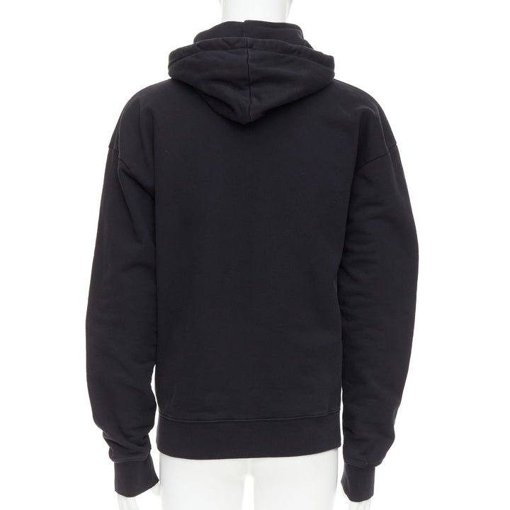 DIOR HOMME Cactus Jack black green cotton graphic logo print hoodie XXS