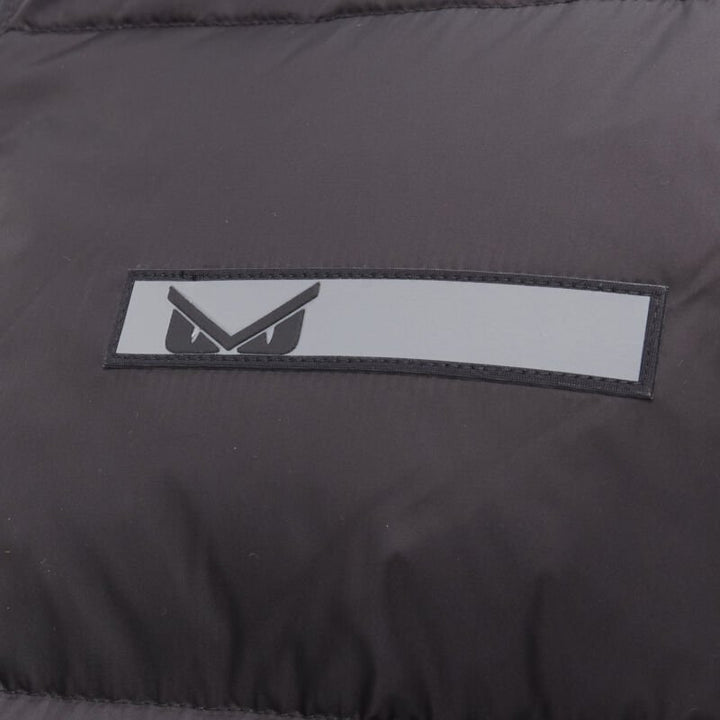 FENDI Reversible black Monster Bug Eye nylon goose down puffer jacket EU48 M