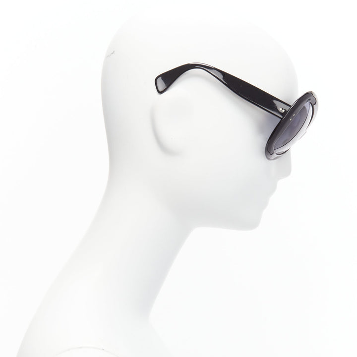 CUTLER AND GROSS M0812 black grey lens butterfly bug eye sunglasses