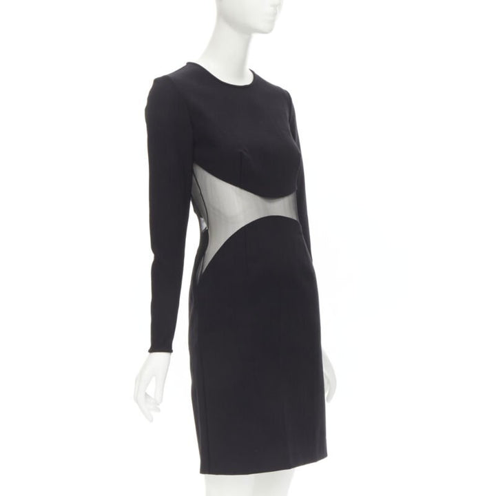 STELLA MCCARTNEY 2013 Runway Iconic sheer waist illusion bodycon dress IT40 S