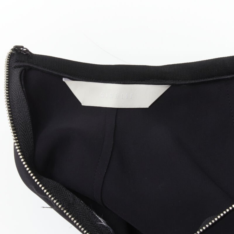 DION LEE laser cut perforated fringe midi skirt S