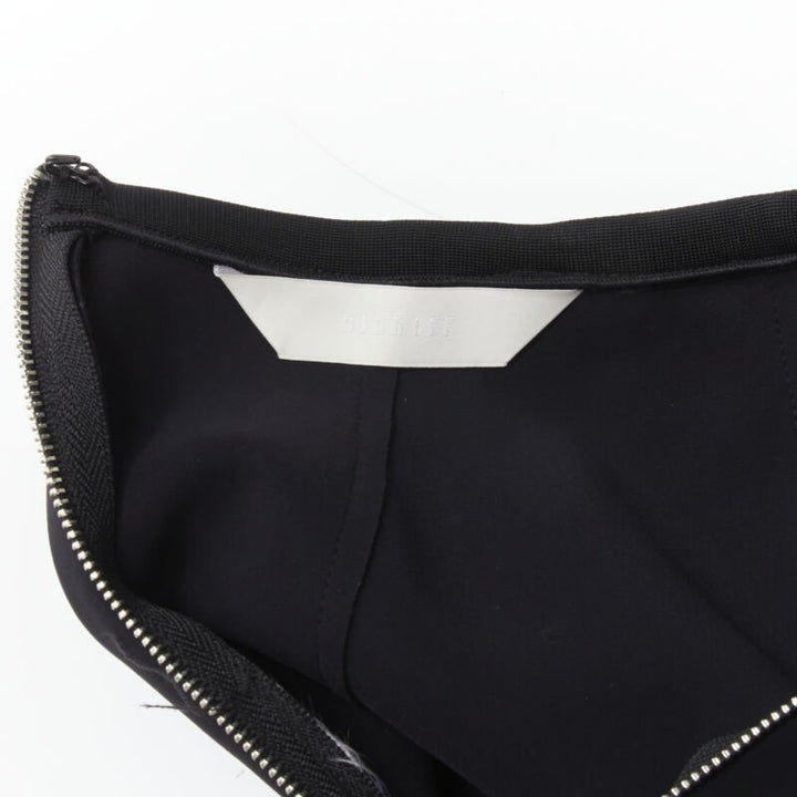 DION LEE laser cut perforated fringe midi skirt S