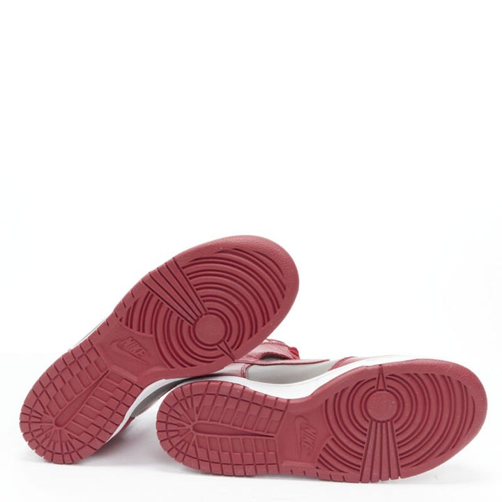 NIKE Dunk High UNLV soft grey university red high top dunk sneaker US8 EU38