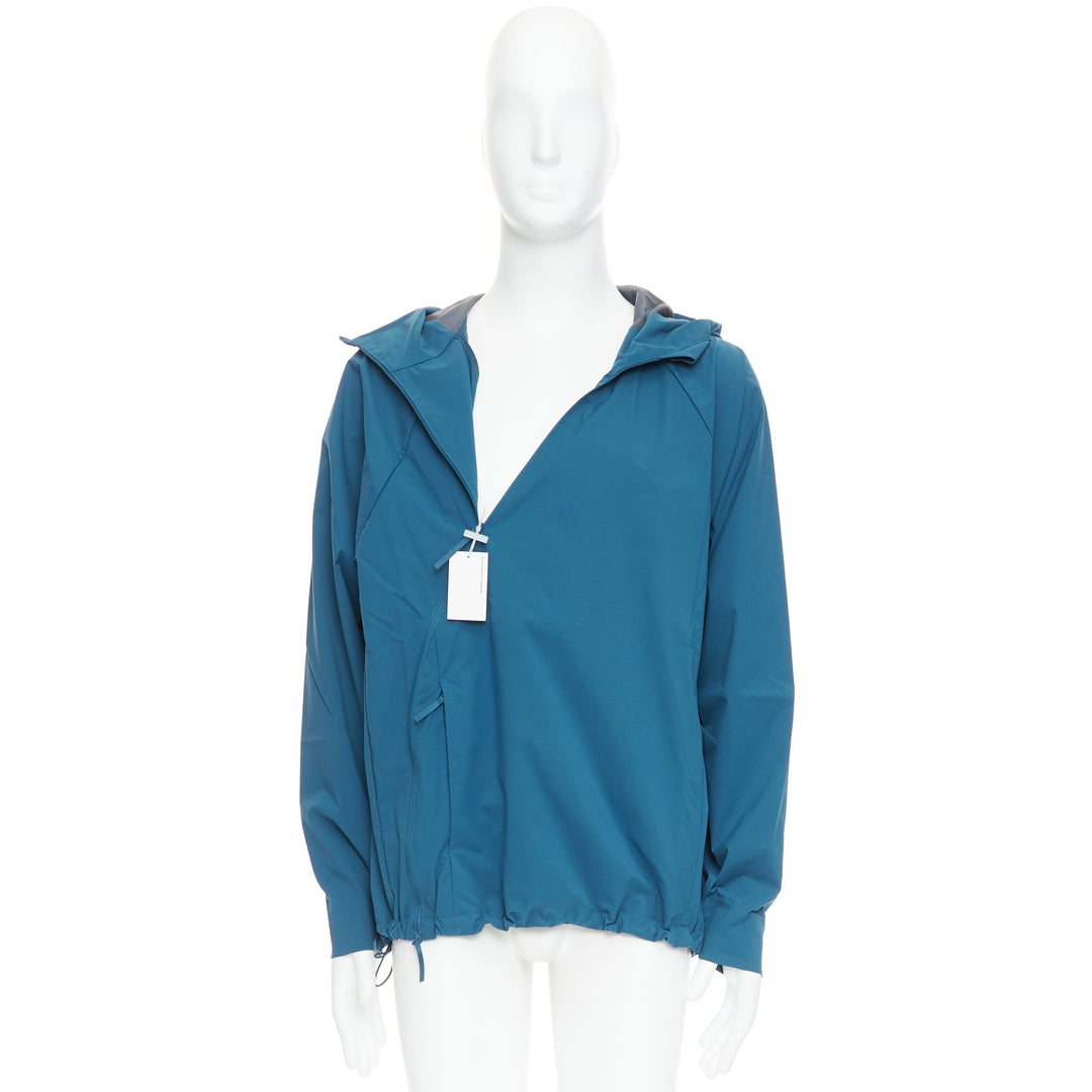 POST ARCHIVE FACTION 6.0 Technical Center teal blue side zip jacket XL