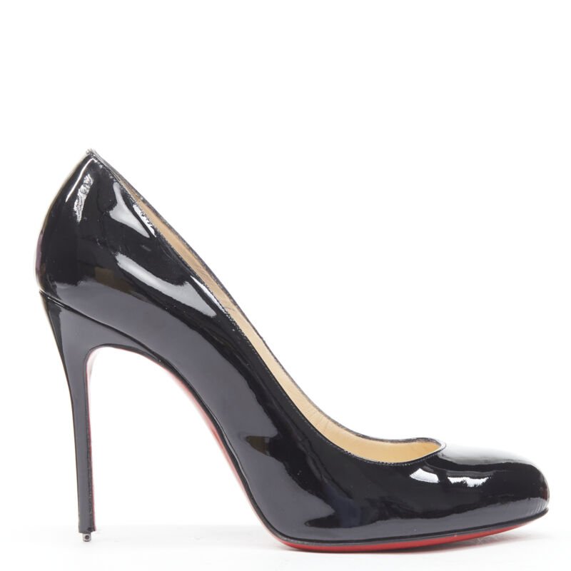 Christian Louboutin Black Women Party Cocktail Shoes JHROP Preloved Luxury