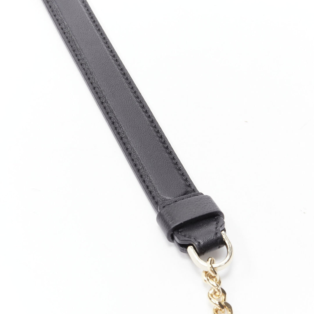 VERSACE Vanitas quilted black baroque gold Medusa metal chain crossbody bag